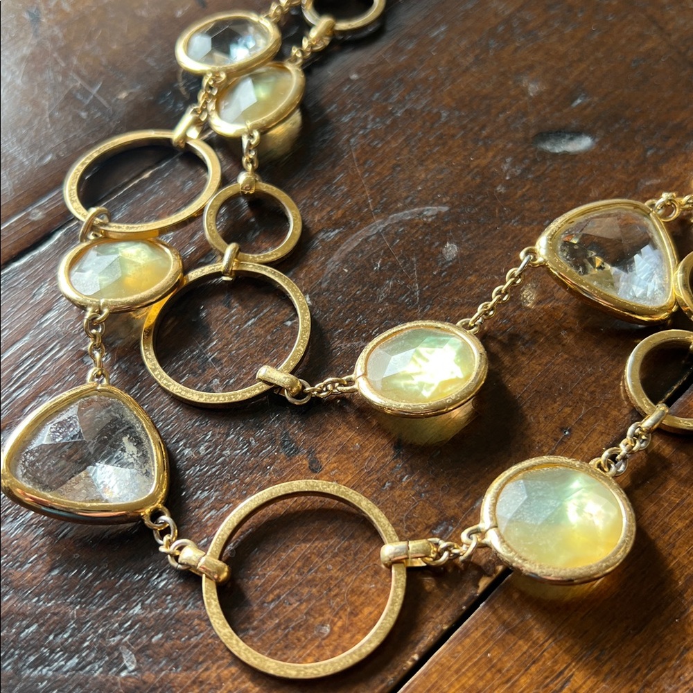 Kate Spade Elegant Gold and Crystal Necklace - Picture 3 of 5